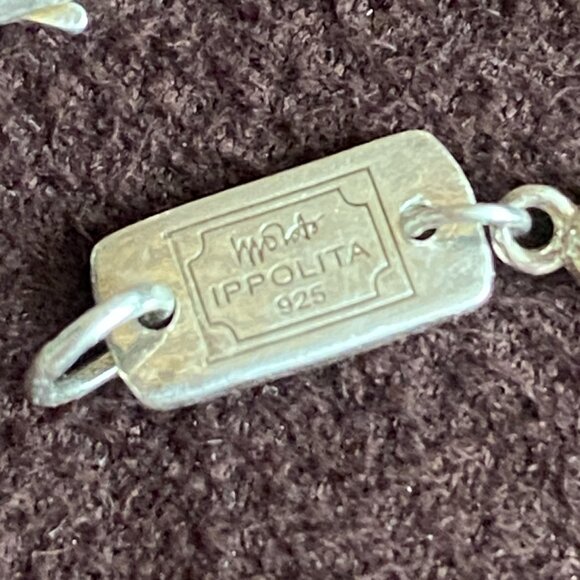 IPPOLITA Mini Pendant Necklace 925 Silver With Diamonds - Picture 5 of 6